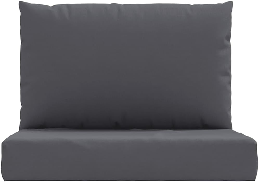 vidaXL Palettensofa-Auflagen 2 Stk. Anthrazit Stoff, Anthrazit