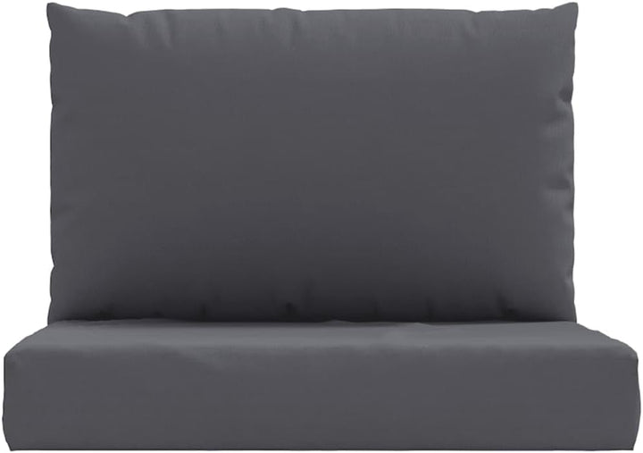 vidaXL Palettensofa-Auflagen 2 Stk. Anthrazit Stoff, Anthrazit