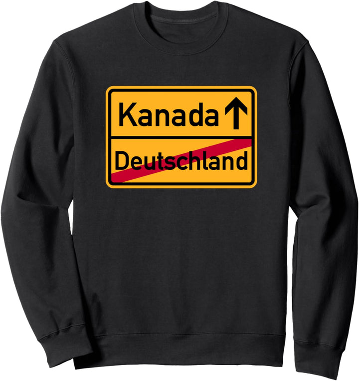 Kanada Strassenschild Sweatshirt