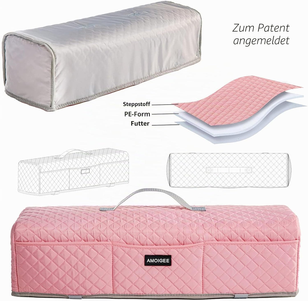 AMOIGEE Gepolsterter Staubschutz, kompatibel mit Cricut Maker, Cricut Maker 3, Explore Air 2, Cricut