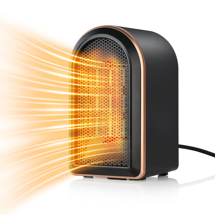 Heizlüfter Klein Energiesparend, Mini PTC Keramik Elektroheizung Leise,Mobile Heizung Elektrisch Ste
