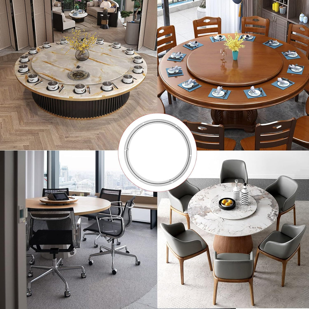 45,7 cm Lazy Susan Aluminiumlager Metall rotierende Plattenspieler Lager Drehplatte Hardware für Ess