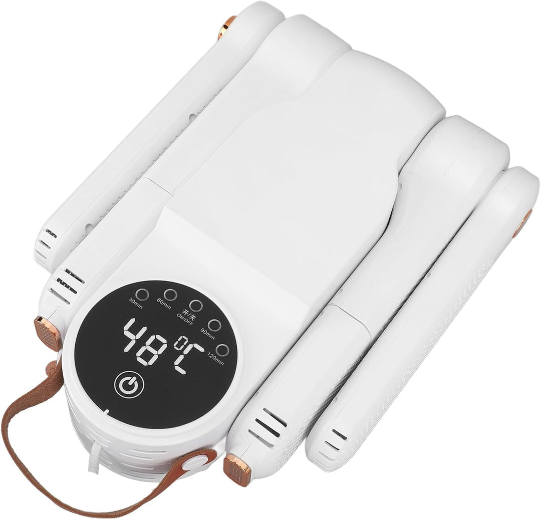 Qcwwy Elektrischer Schuhtrockner mit 4 Köpfen, 360 ° Wind, ausziehbarer Kopf, Synchronisationsfunkti
