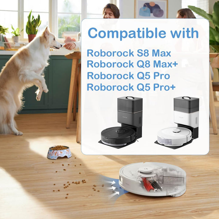 Zubehör für Roborock Q8 Max / Q8 Max +/Q5 Pro/Q5 Pro+ Staubsauger, Ersatzteile Set mit 2 Hauptbürste