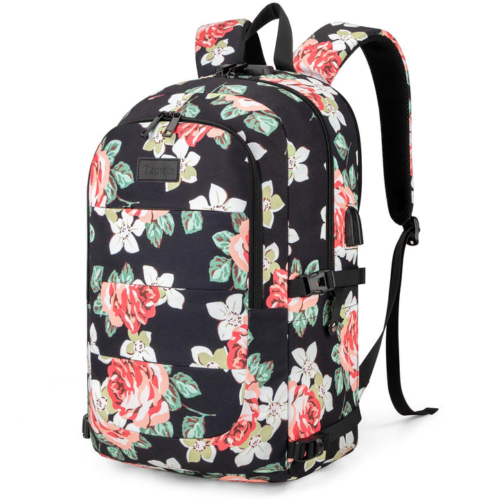 Tzowla Anti Diebstahl Laptop Rucksack für Herren,Rucksack Wasserdicht mit USB-Ladeanschluss und Schl
