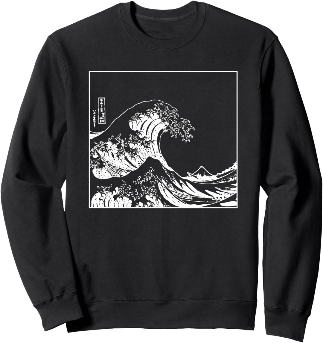 The Great Wave off Kanagawa Japanische Sweatshirt