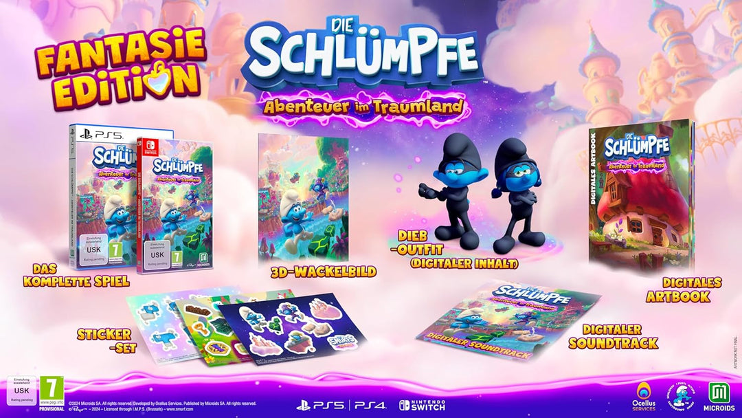 Die Schlümpfe - Abenteuer im Traumland - Fantasie Edition [Switch], Switch