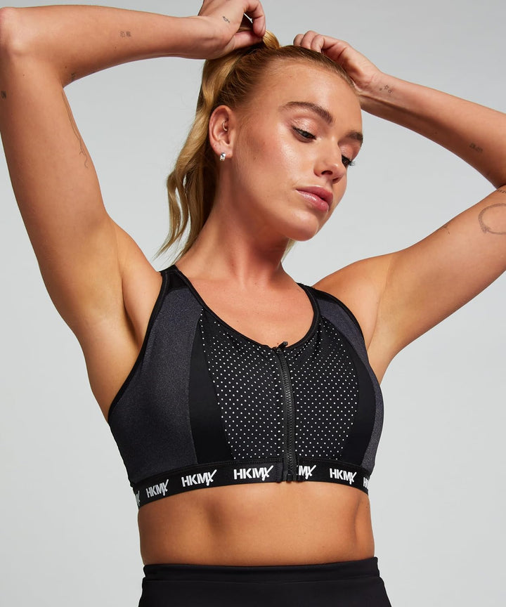 Hunkemöller HKMX Sport-BH The Pro Level 3 70D Grey Melee, 70D Grey Melee