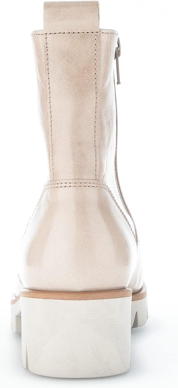 Gabor Damen Schnürstiefeletten, Frauen Schnürboots,Wechselfussbett,Best Fitting 40 EU Beige Kiesel,