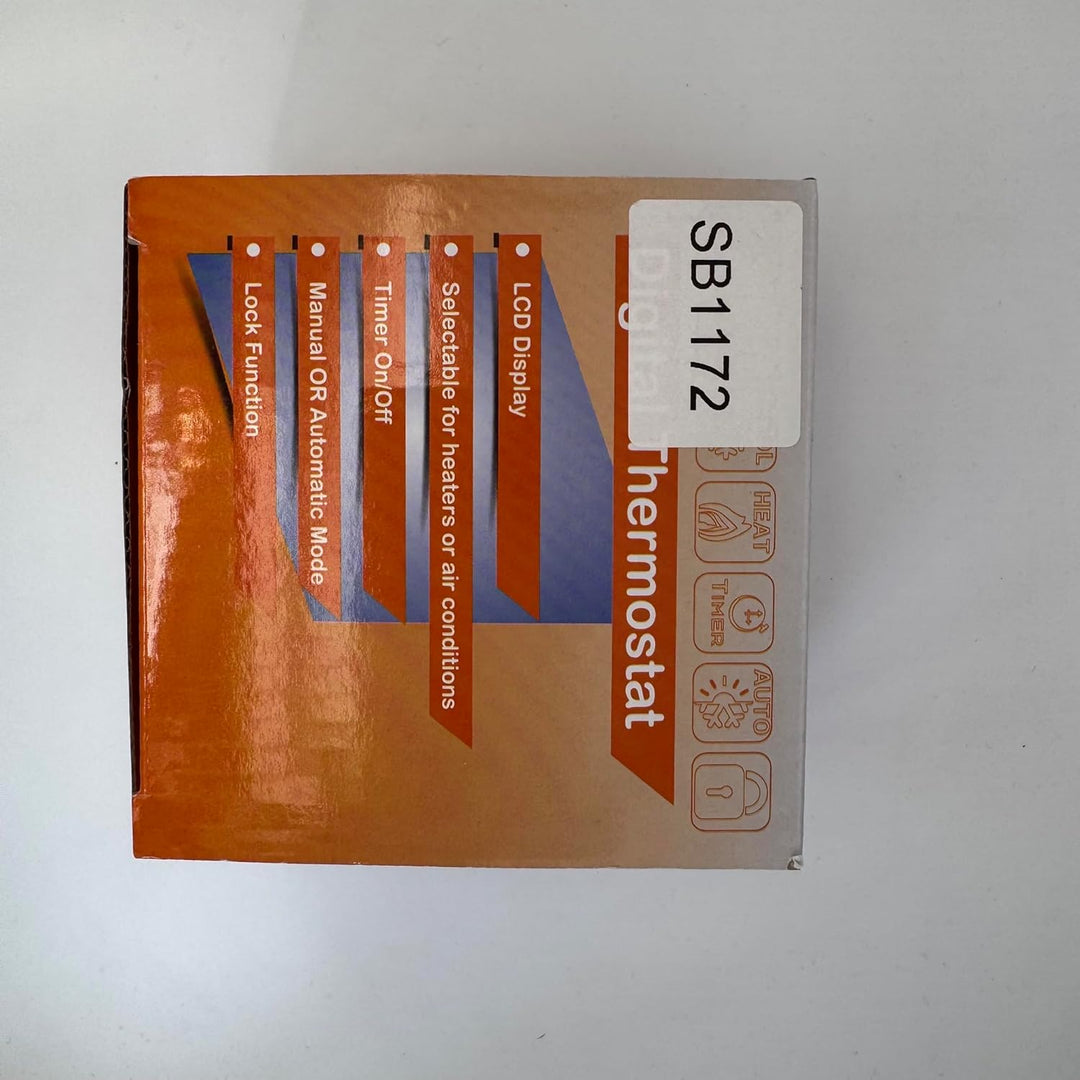 Sone Smart One Zigbee 3.0 Thermostat Fussbodenheizung Schwarz – Tuya Smart Home, Raumthermostat mit
