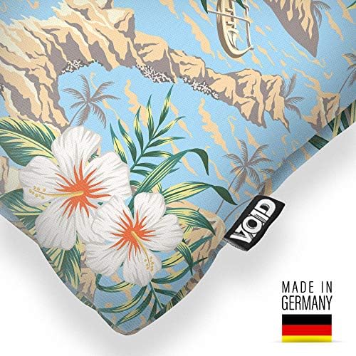 VOID Hawaiianische Inseln Hibiskus Kissenbezug Kissenhülle Sofakissen Kissen Deko Outdoor-Kissen Dek