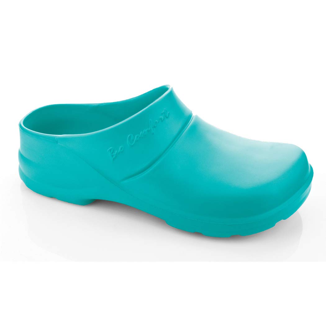 LEMIGO Damen Bio Comfort LuxHausschuh 39 EU Türkis mit Einlage, 39 EU Türkis mit Einlage