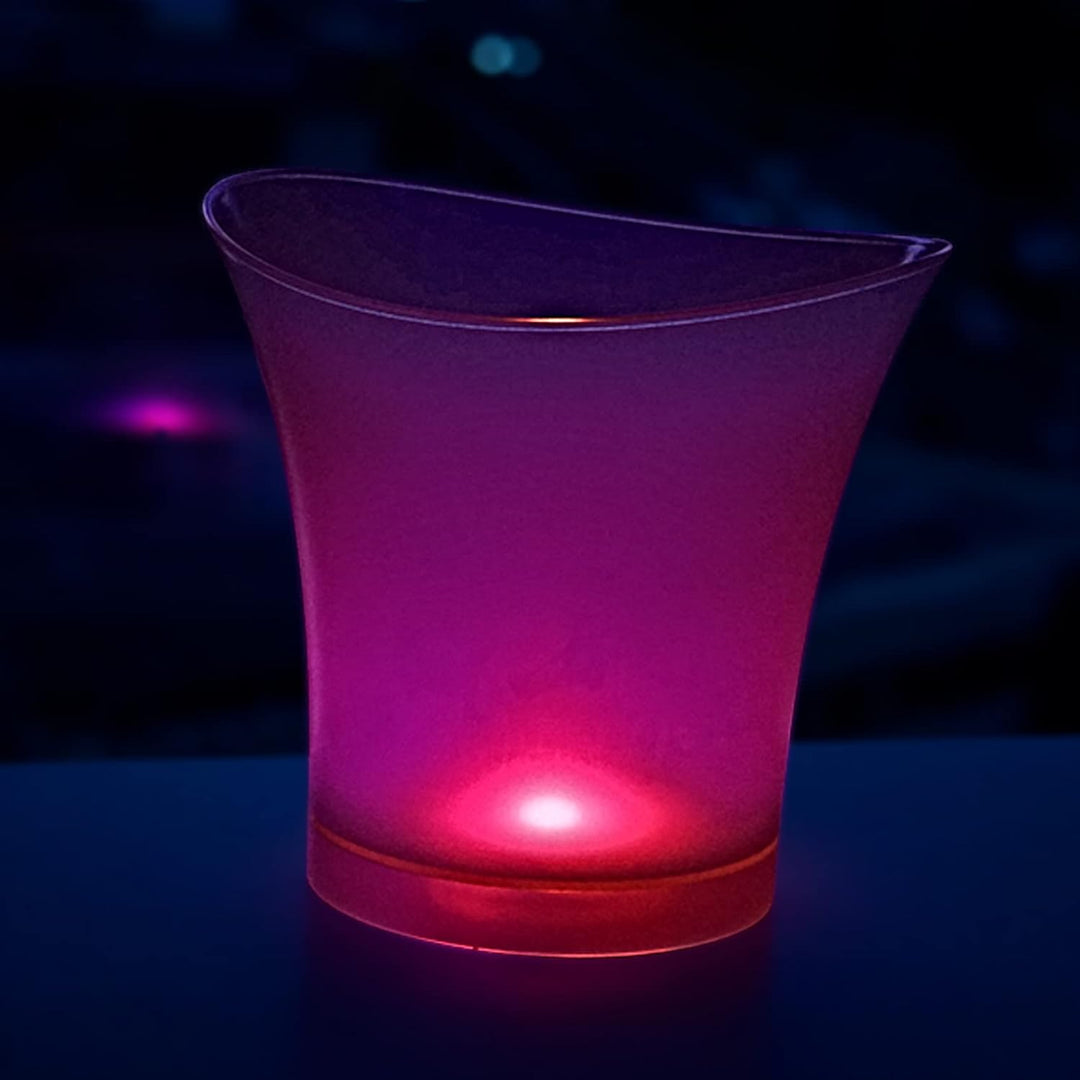 Led Eiskübel,sektkühler Led, 5L Led Eiseimer,Farbe Kann Eingestellt Werden, Bunter Farbverlauf,Bunte