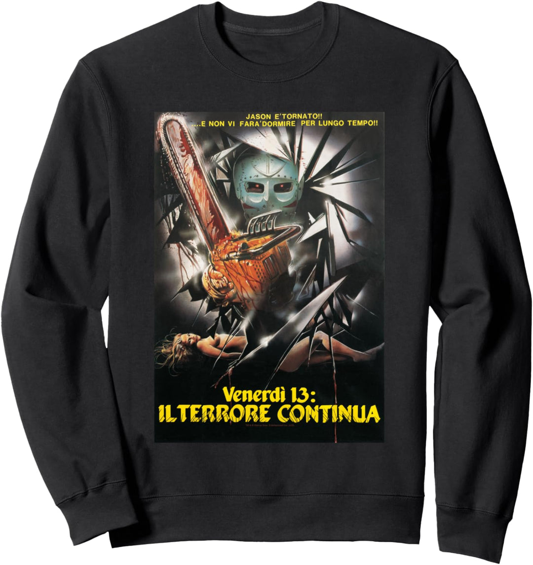 Friday the 13th Venerdi 13 Poster Sweatshirt