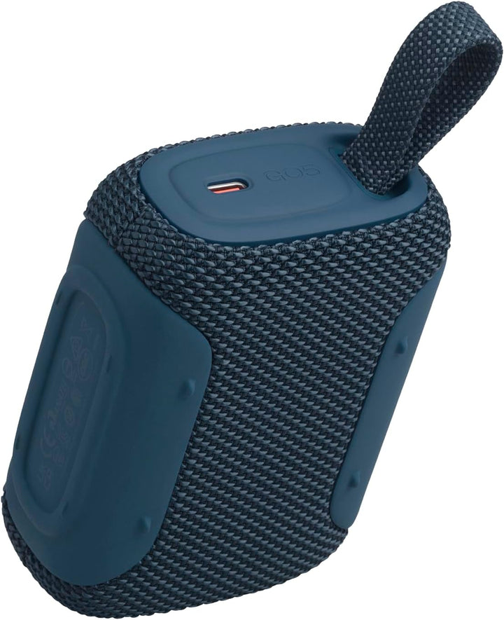 JBL Go 5, Ultraportabler Bluetooth‑Lautsprecher, Wasserdicht, Blau | Kraftvoller JBL Pro Sound, AirT