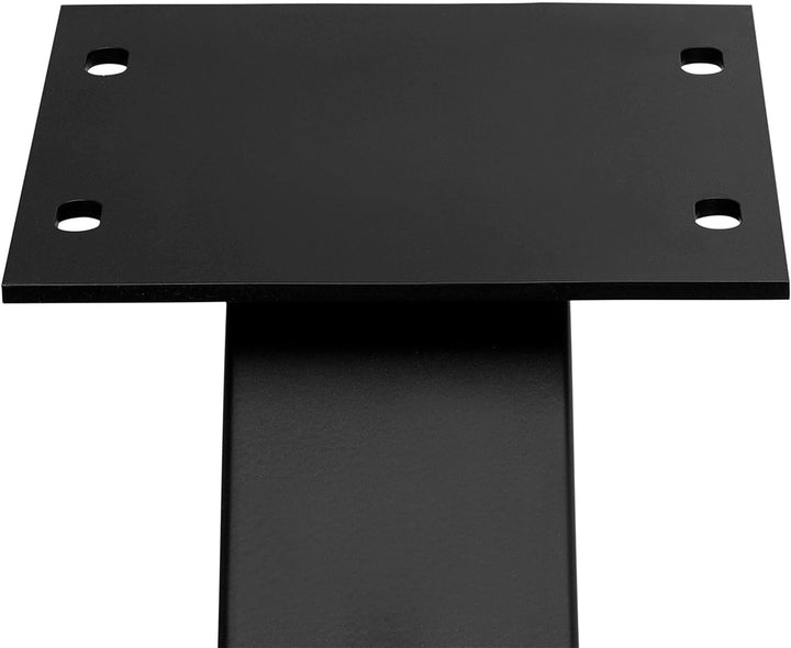 HOLZWERK24 Tischgestell für lange Tischplatten TUG 3005 Stahl schwarz Trapez - Tischkufen Tischfüsse