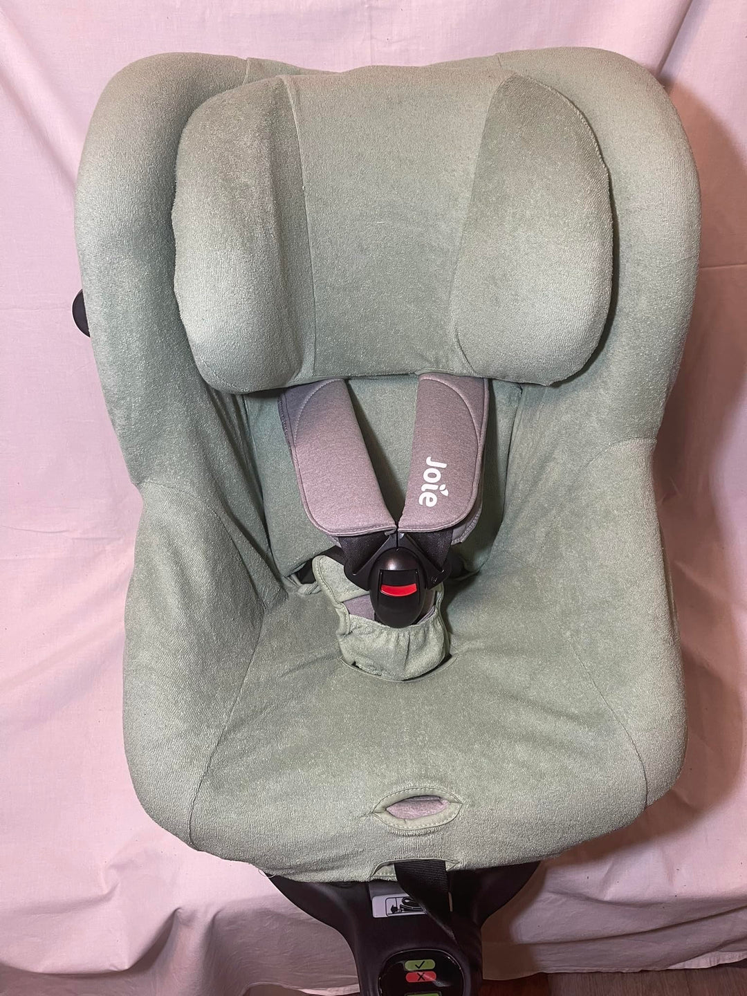Sommerbezug Schonbezug für Joie Spin 360 GT und I-Spin 360 Frottee 100% Baumwolle salbei