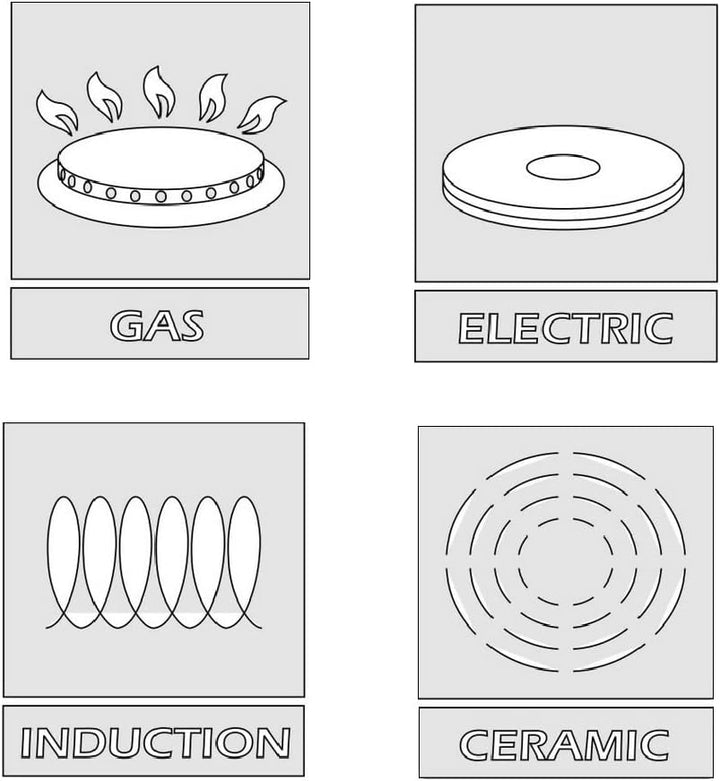 Topf Induktion Kochtopf, Edelstahl, mit Glasdeckel Dampfloch, unbeschichtet, für alle Herdarten, Bac