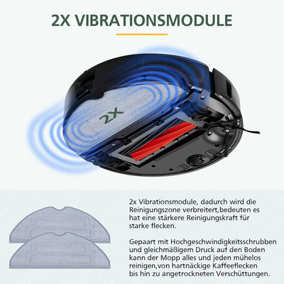 6 Stück S8 Pro Ultra Wischtücher für Roborock Staubsauger -Wischtücher für S8 Pro Ultra Compatible w