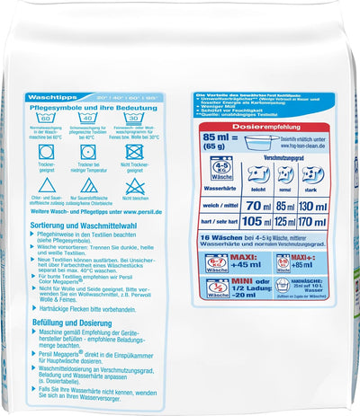 Persil Sensitive Megaperls 160 WL (10 x 16 Waschladungen), Waschmittel für Allergiker mit beruhigend