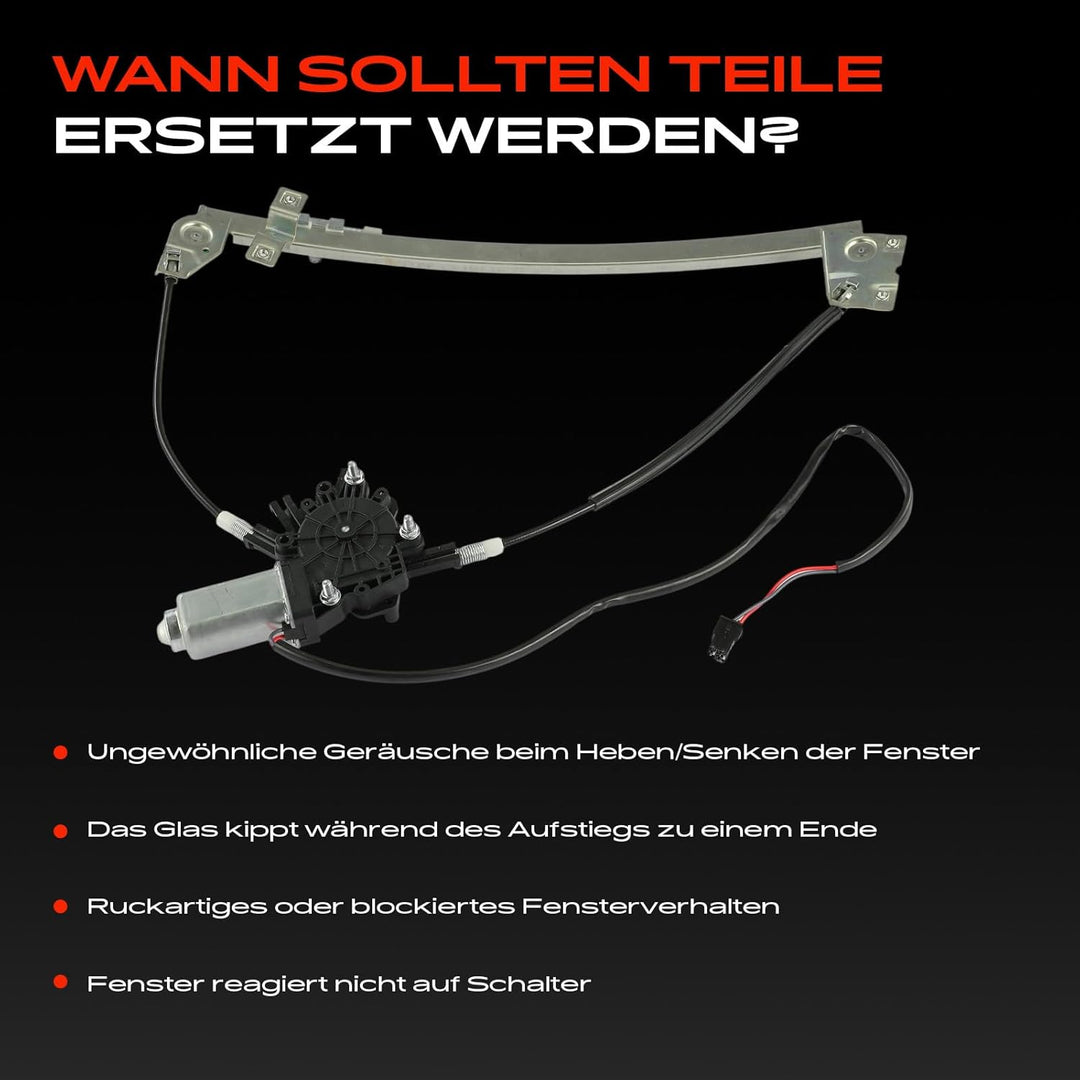 Frankberg 1x Fensterheber Mit Motor Vorne Links Kompatibel mit 100 1968-1994 200 1979-1991 100 Avant