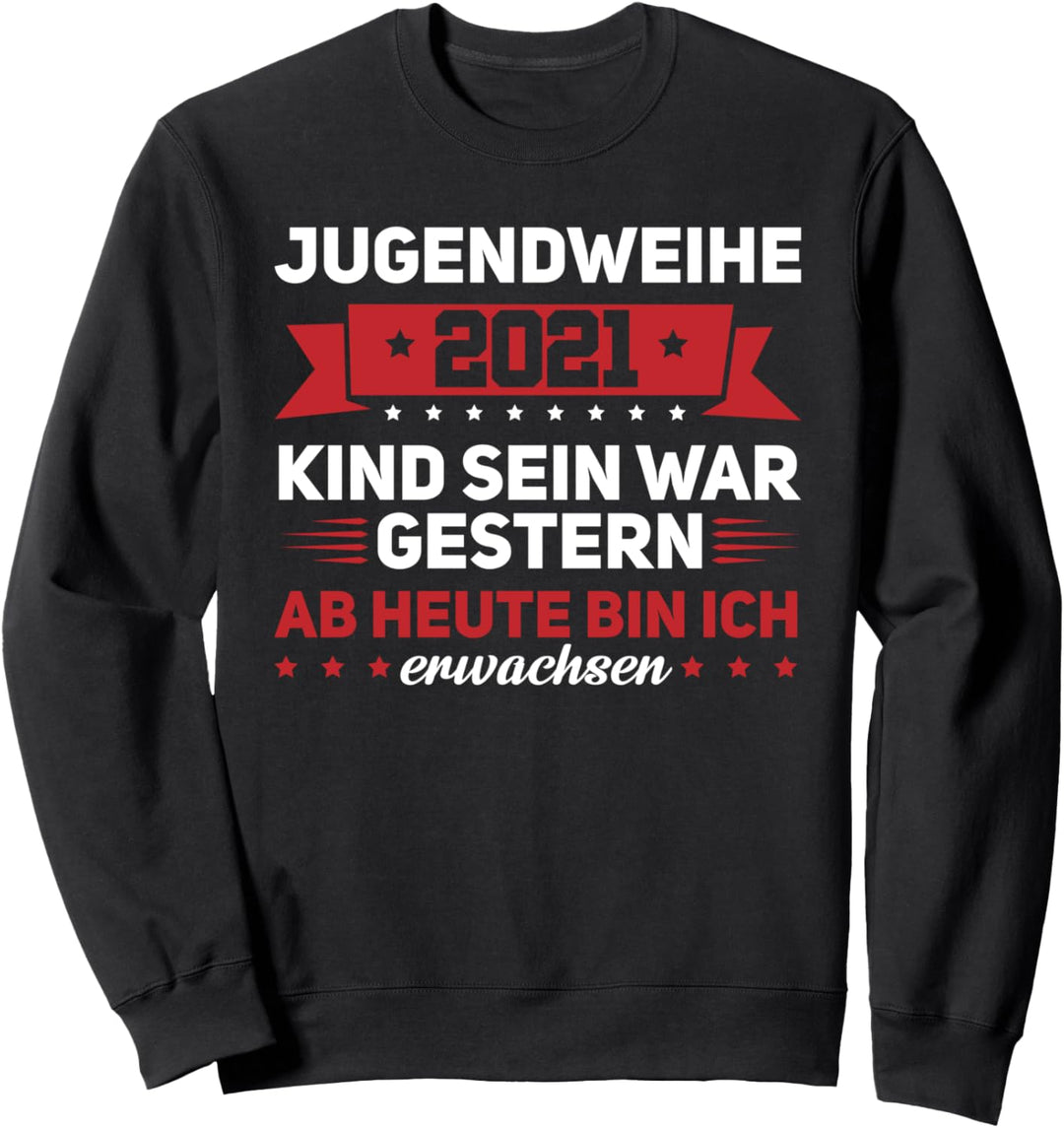 Jugendweihe 2021 Erwachsen Jugendliche Sweatshirt
