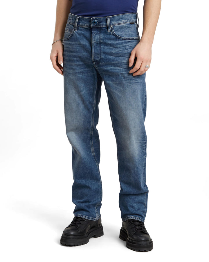 G-STAR RAW Herren Dakota Regular Straight Jeans 27W / 30L Blau (Faded Cascade D23691-c052-c606), 27W