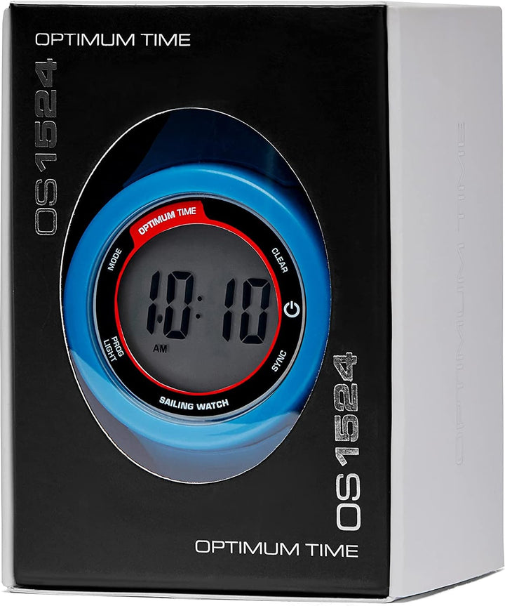 Optimum Time Series 15 Segelyacht- und Dinghy-Uhr - Blau - Unisex - Blaues verstärktes, Robustes ABS