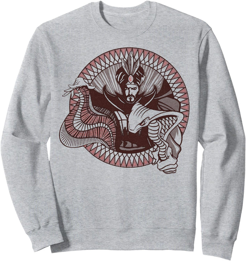 Disney Aladdin Live Action Jafar Snake Circle Portrait Sweatshirt