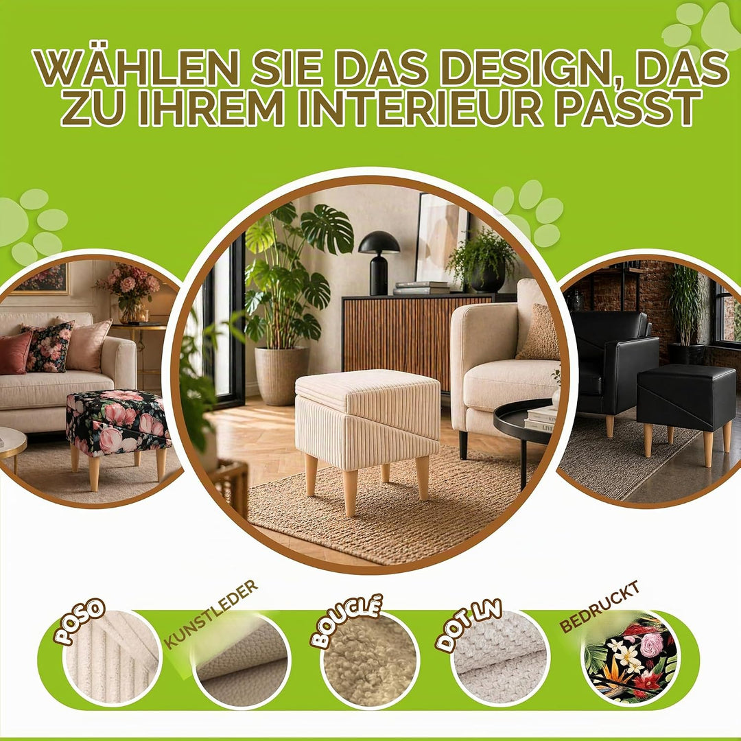 Outentin Hundetreppe Klappbar – rutschfeste Hunderampe &amp; Weiche Haustiertreppe für Kleine &amp; Grosse H