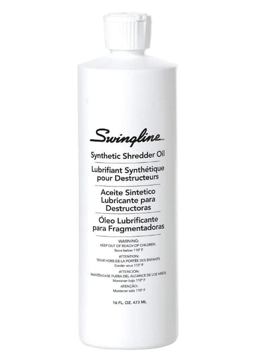 Rexel 1760049 Öl für Aktenvernichter, Zur Aktenvernichter-Wartung,, 473 ml