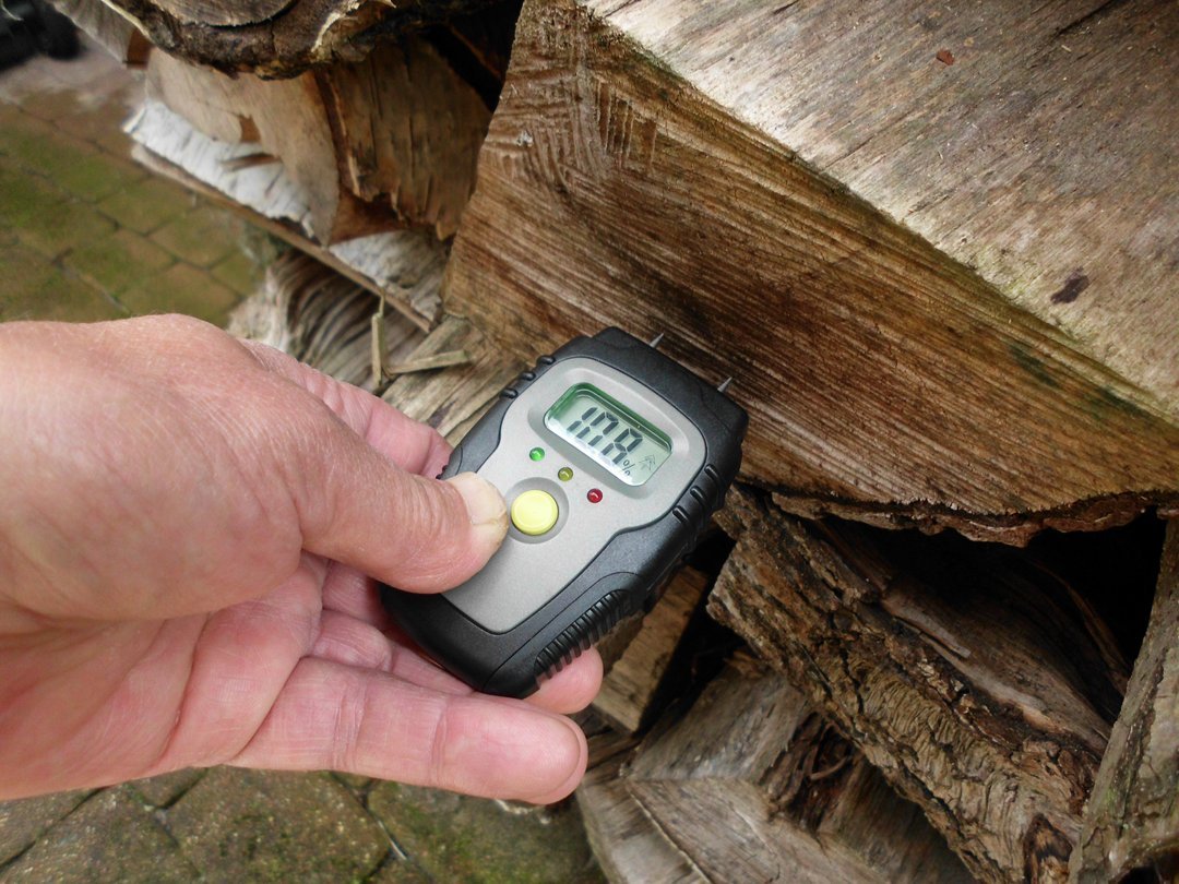 Werkzeyt - B29820 Holz und Baumaterialfeuchtigkeitsmesser, digital, Grau