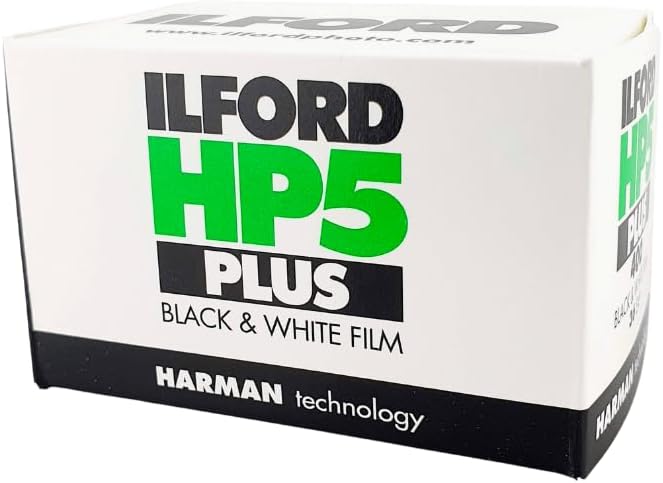 Ilford HP5 + 400 ASA Schwarz-Weiss-Film 35 mm, für 36 Belichtungen pro Rolle, 3 Stück