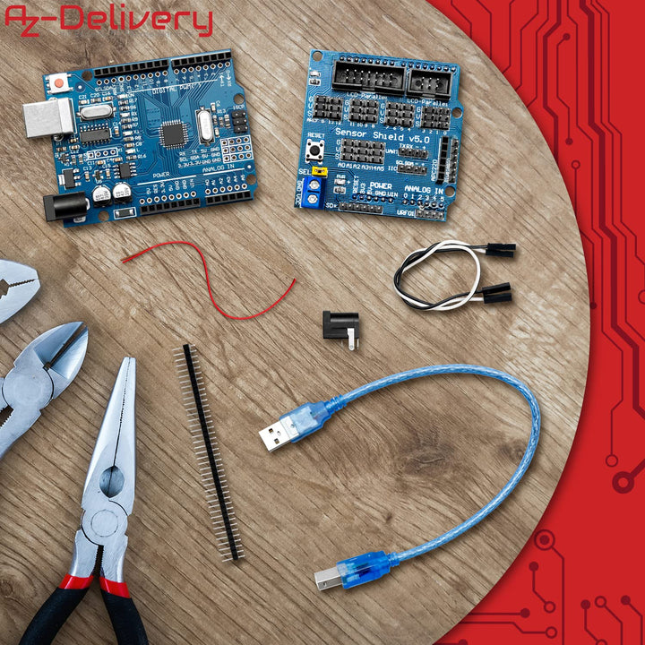 AZDelivery 1x Pflanzen-Bewässerung-Set V 5.0 SENSOR Automatisches Bewässerungsmodul DIY-Kit Bodenfeu