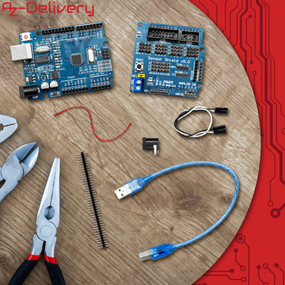 AZDelivery 5x Pflanzen-Bewässerung-Set V 5.0 SENSOR Automatisches Bewässerungsmodul DIY-Bausatz Bode