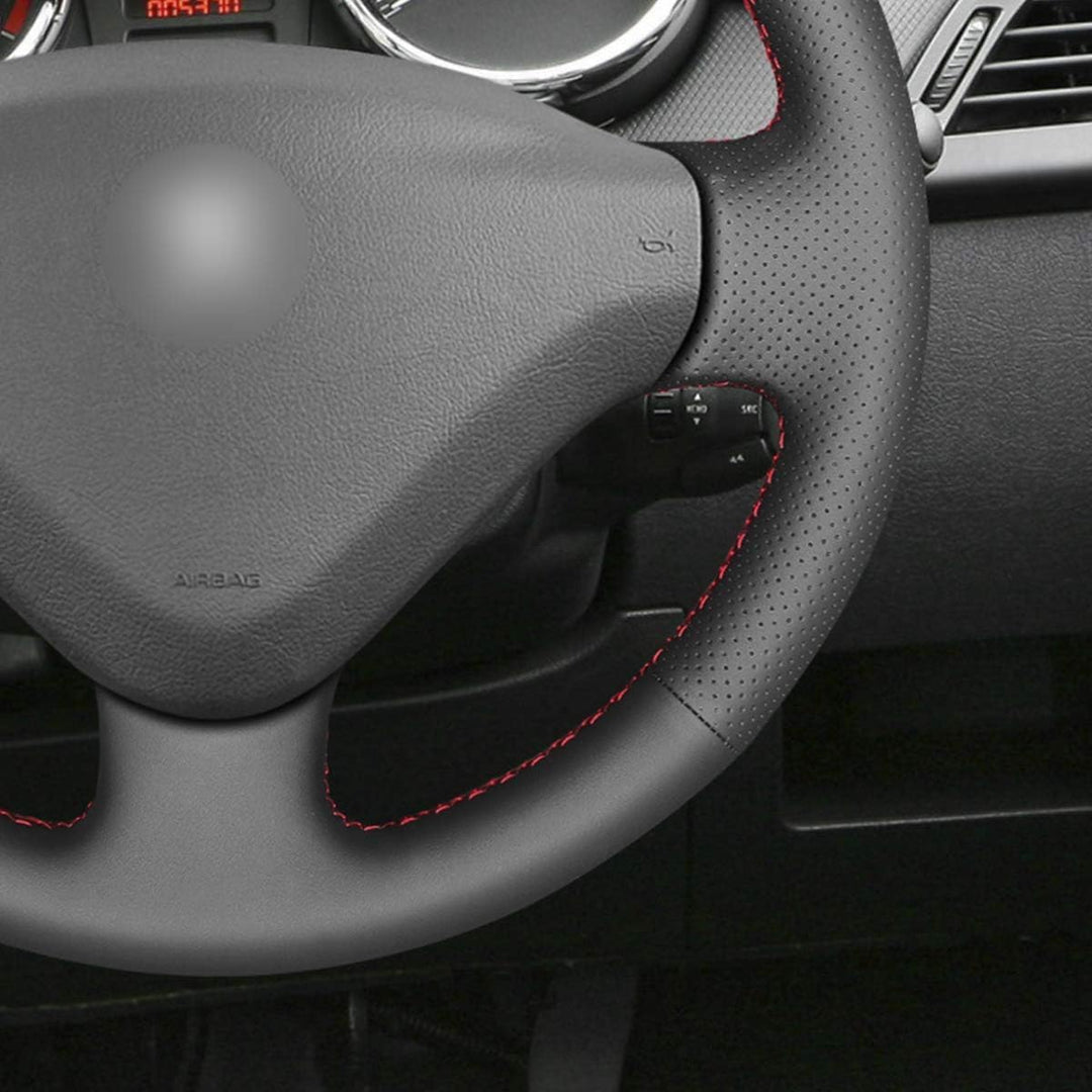 MEWANT Lenkradbezug für Peugeot 206 (206+/206 Plus) / 207/207 CC / 207 SW/Expert (Expert Tepee) / Pa