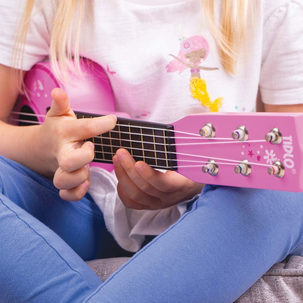Tidlo T-0057 - Gitarre, Spielwaren, rosa Pink, Pink