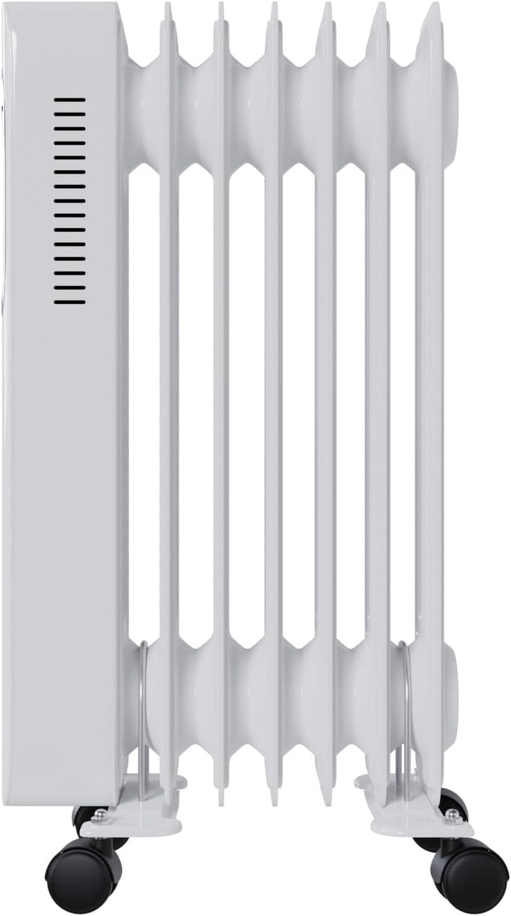 Tronitechnik® Ölradiator TT-OR 307 Elektroheizung Weiss Öl-Heizung Radiator 3 Heizstufen 7 Rippen El