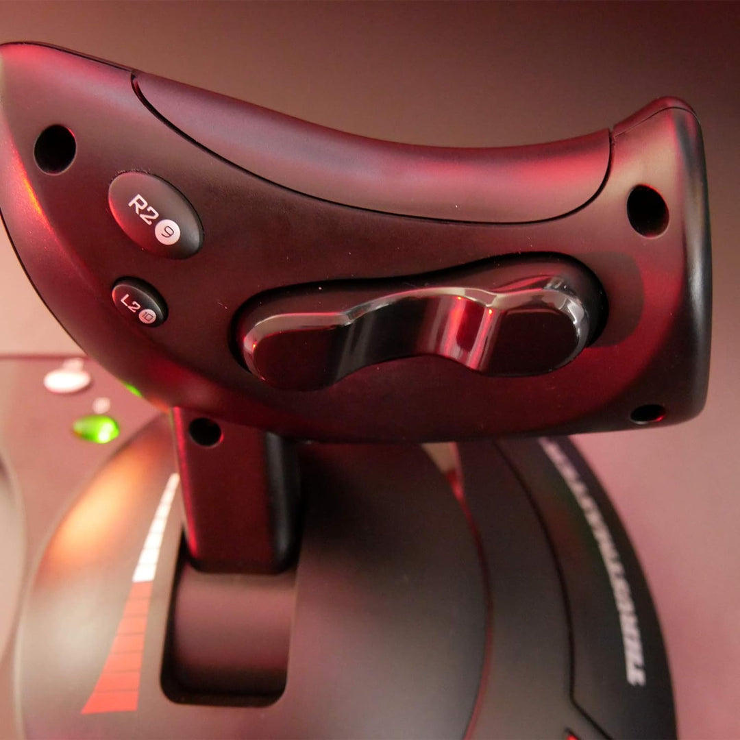 Thrustmaster T.Flight HOTAS X, Joystick und Schubhebel mit doppeltem Steuerrudersystem, Tasten und p