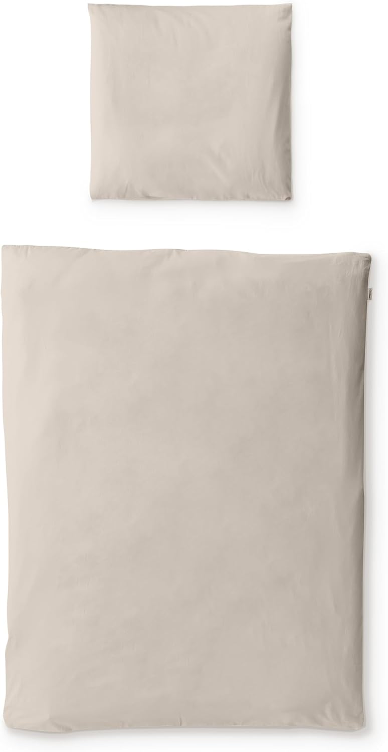Ehrenkind® Bettwäsche-Set Renforcé | 100% Bio-Baumwolle | Standard 100 by Oeko-TEX | 200x135cm + 80x