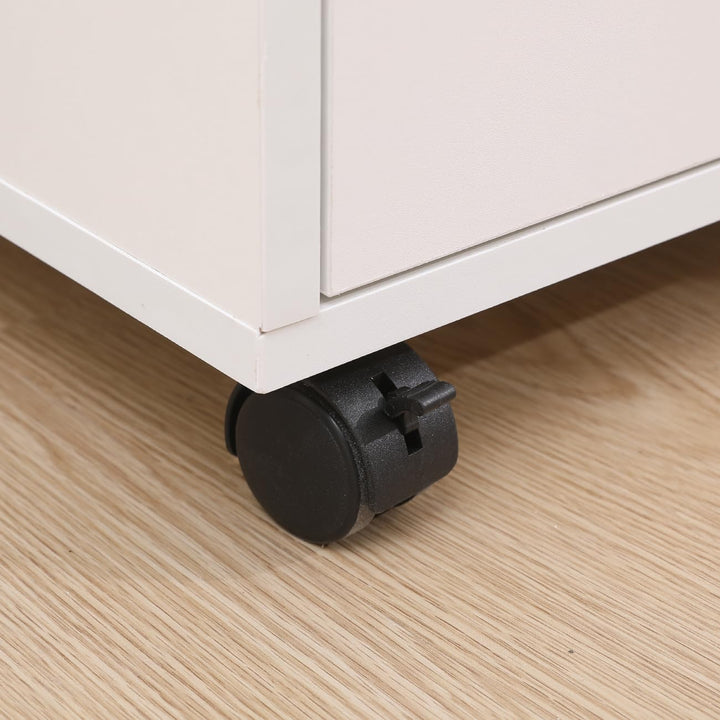 Bürosockel unter Schreibtischschubladen, mobiler Fliegenschrank, Büroaufbewahrungseinheit (abschlies