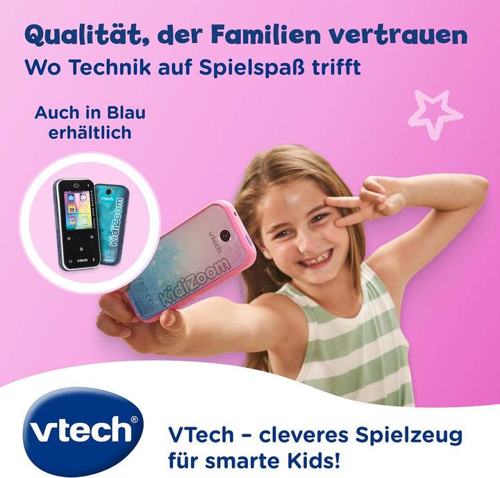 Vtech 80-549254 KidiZoom Snap Touch pink Kinderkamera,