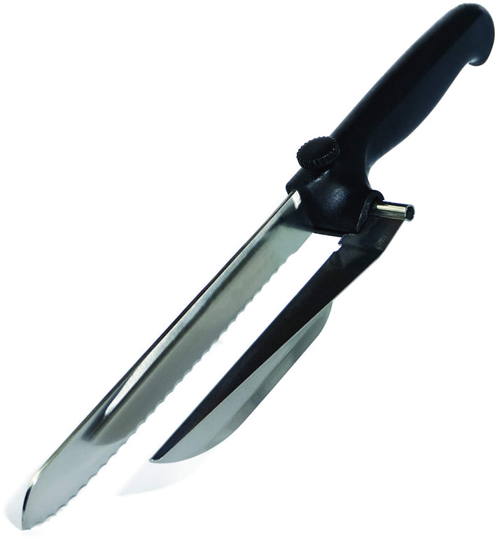 NOVA Brotmesser mit Abstandshalter für Brot, Wurst, Käse, Fleischkäse, aus rostfreiem Edelstahl gear