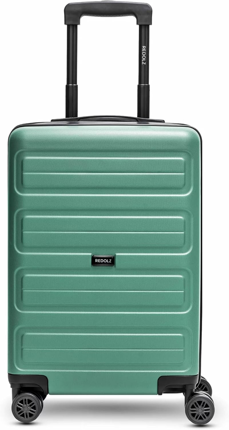 REDOLZ kleiner Hartschalen Kabinen-Koffer | Cabin-Trolley 38 x 21 x 55 cm aus hochwertigem ABS Mater
