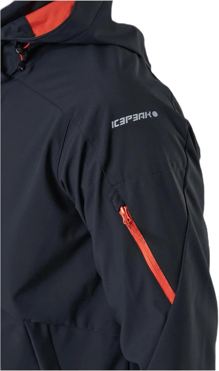ICEPEAK Herren Softshelljacke Barling 50 Anthrazit, 50 Anthrazit