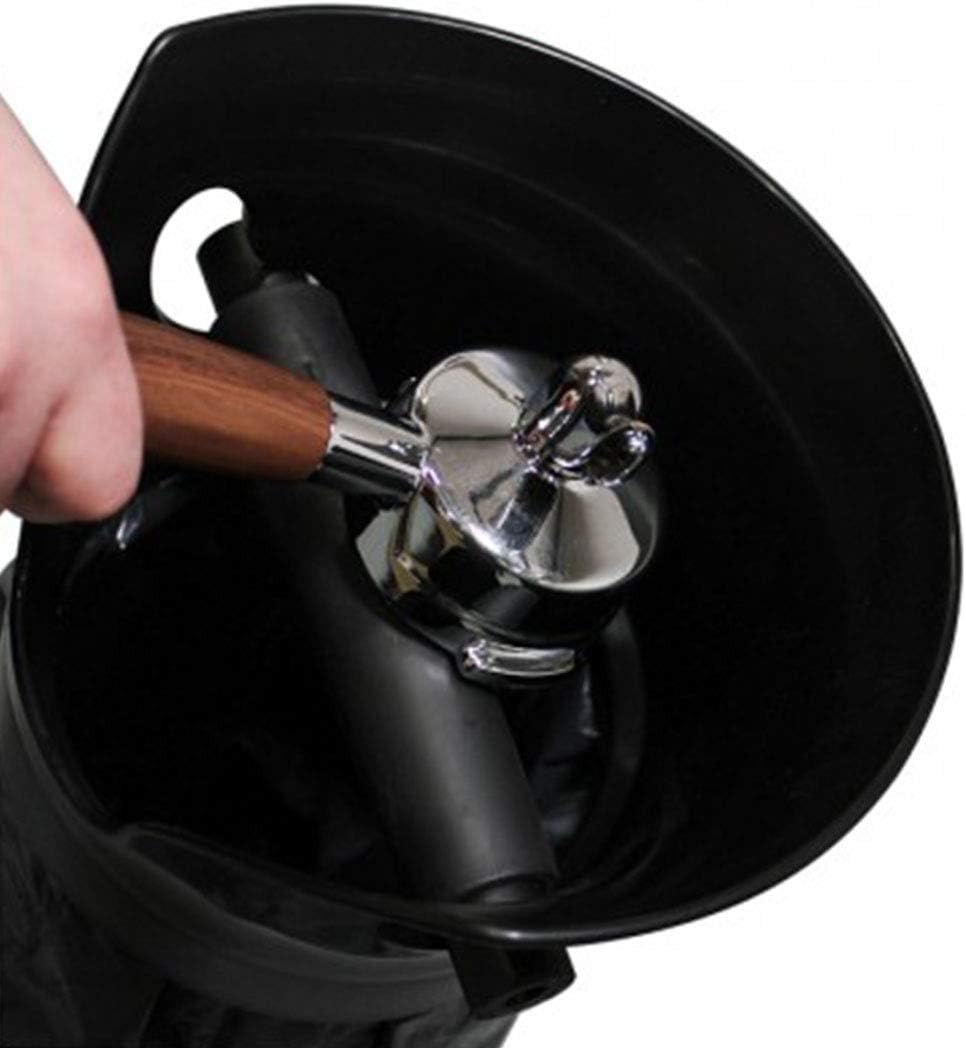 ESPRESSO WAREHOUSE Rhinoware Thumpa Abfalleimer für Kaffeemühle, 33,85 cm, Schwarz