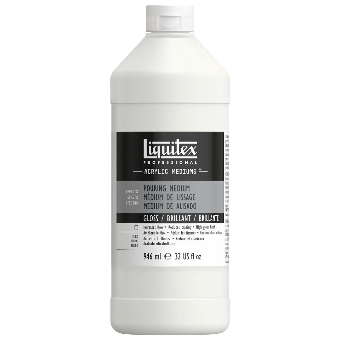 Liquitex 8870513 Giess- und Pouringmedium, wasserfest, nicht-vergilbend, flexibel, erhöht den Farbfl