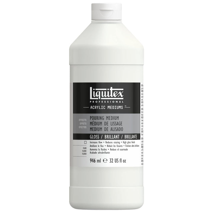 Liquitex 8870513 Giess- und Pouringmedium, wasserfest, nicht-vergilbend, flexibel, erhöht den Farbfl