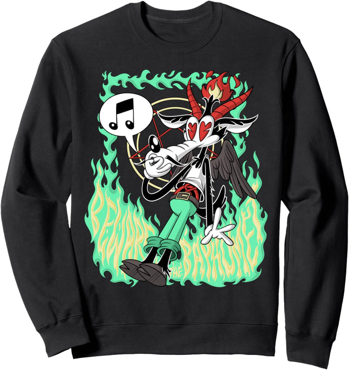 Beware the Baphomet Lustig Vorsicht vor der bösen Wolfspfei Sweatshirt