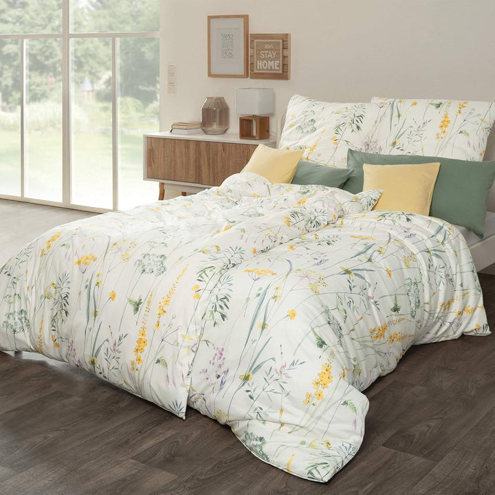 ESTELLA Mako-Interlock-Jersey Bettwäsche Melis Melba 1 Bettbezug 155 x 220 cm + 1 Kissenbezug 80 x 8